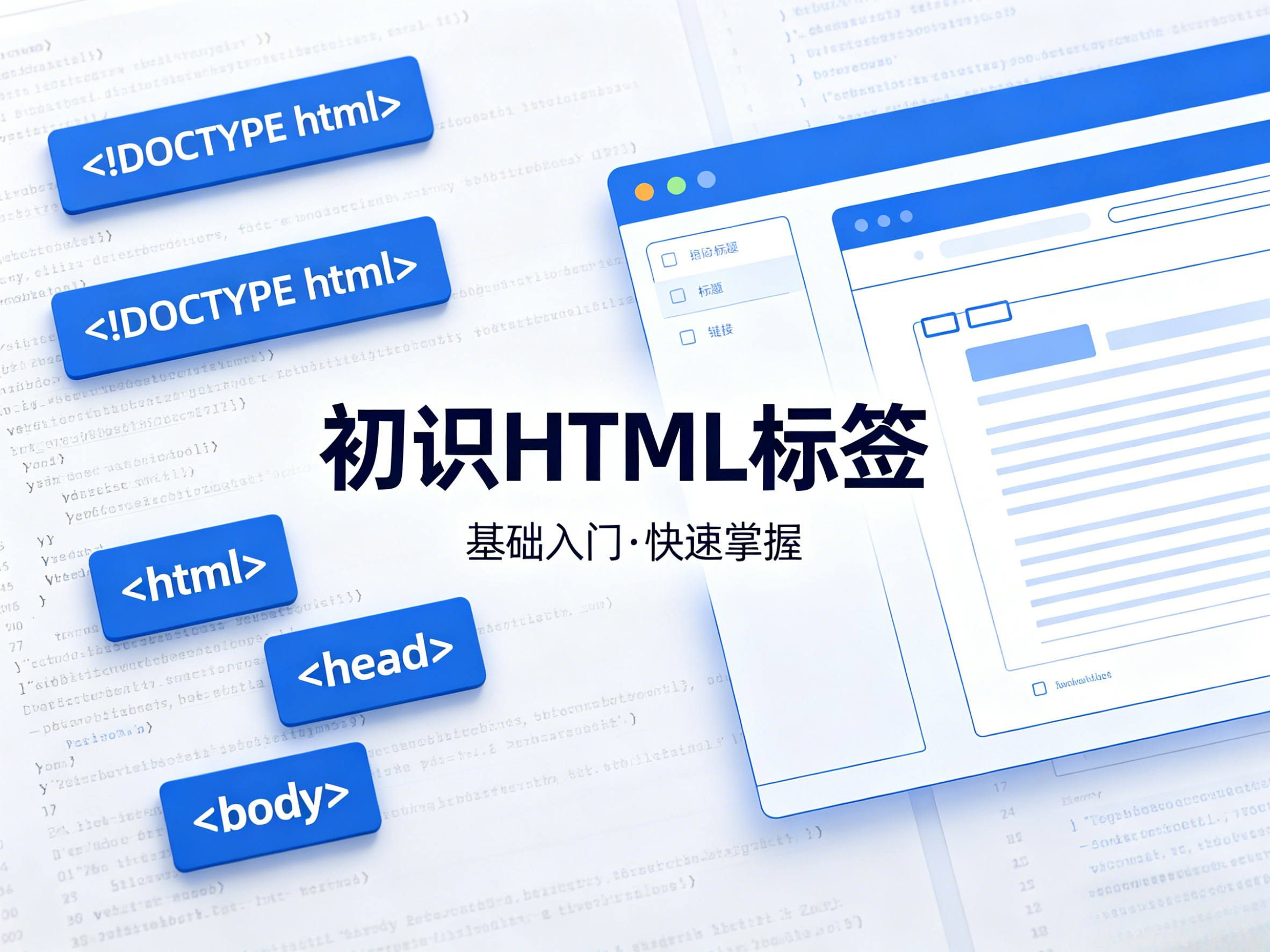 第一天：初识HTML标签-小泽博客